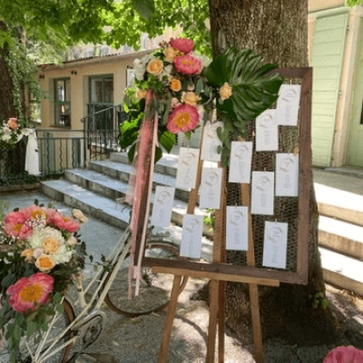 Décoration de plan de table